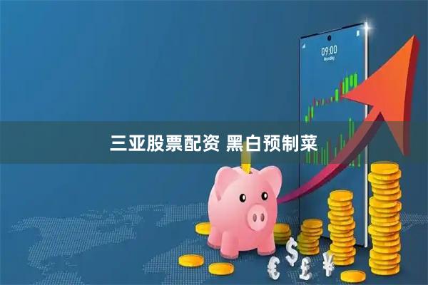 三亚股票配资 黑白预制菜